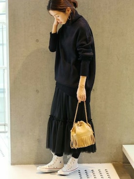 Suzyさん（レディース・159cm）の冬コーディネート