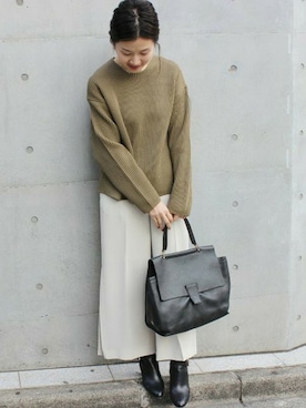 「ブーティ」｜Suzyさん（レディース・159cm）の冬コーディネート