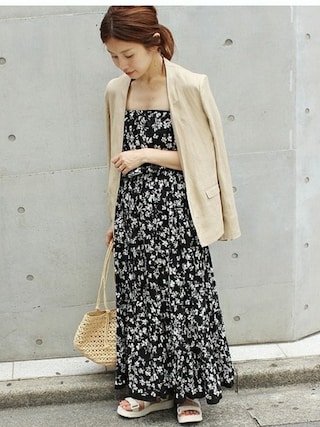 IENA（イエナ）の「French Linen Vネック ジャケット◇（ノーカラー