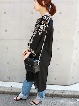 「IENA（イエナ）のアイテム（ワンピース/ドレス）」を使った、Suzyさん（レディース・159cm）の夏コーディネート