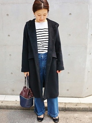 IENA（イエナ）の「アンゴラビーバーフードコート◇（その他アウター