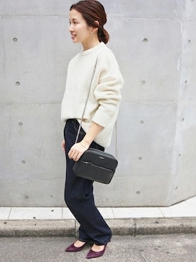 「カラーパンプス」｜Suzyさん（レディース・159cm）の秋コーディネート