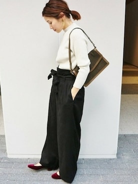 「カラーパンプス」｜Suzyさん（レディース・159cm）の秋コーディネート