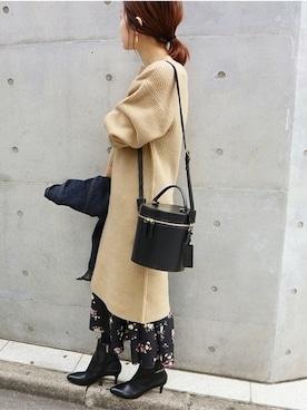 「IENA（イエナ）のアイテム（ワンピース/ドレス）」を使った、Suzyさん（レディース・159cm）の秋コーディネート