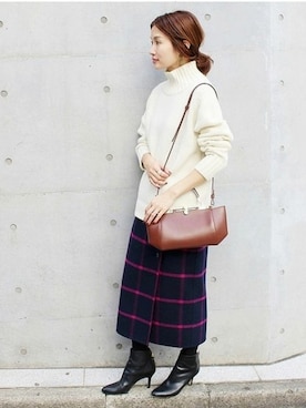 Suzyさん（レディース・159cm）の冬コーディネート