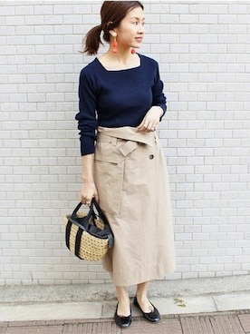 「ALEXANDRINE PARIS」｜Suzyさん（レディース・159cm）の冬コーディネート