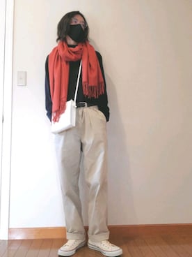 しとさん（メンズ・173cm）の冬コーディネート