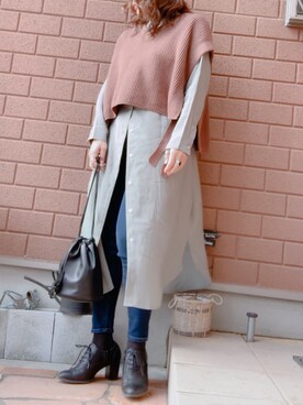 hitomihさん（レディース・171cm）の冬コーディネート