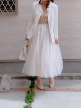 hitomihさん（レディース・171cm）の春コーディネート