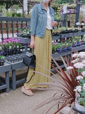 hitomihさん（レディース・171cm）の春コーディネート