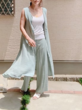 hitomihさん（レディース・171cm）の夏コーディネート
