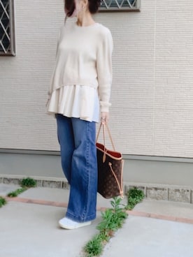 hitomihさん（レディース・171cm）の春コーディネート