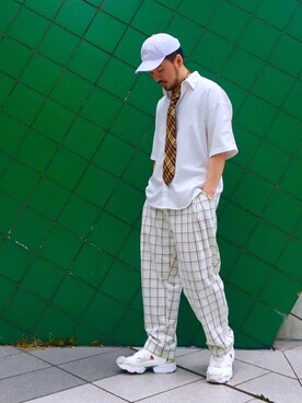 N∀Nさん（メンズ・168cm）の夏コーディネート