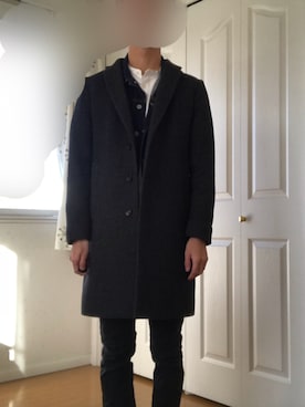 「寒い」｜「アイテム（デニムジャケット）」を使った、Uさん（メンズ・170cm）の冬コーディネート