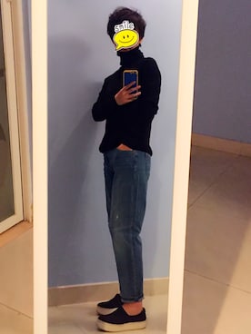 「OPENING CEREMONY（オープニングセレモニー）のアイテム（ローファー）」を使った、YYさん（レディース・160cm）の冬コーディネート