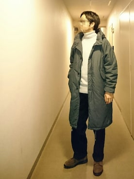 「TEATORA（テアトラ）のアイテム（ジャケット/アウター）」を使った、isohさん（メンズ・174cm）の冬コーディネート