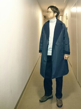 Roberto Collina ロベルトコリーナ タートルネックニット を使ったメンズ人気ファッションコーディネート Wear