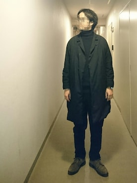 「TEATORA（テアトラ）のアイテム（ジャケット/アウター）」を使った、isohさん（メンズ・174cm）の冬コーディネート