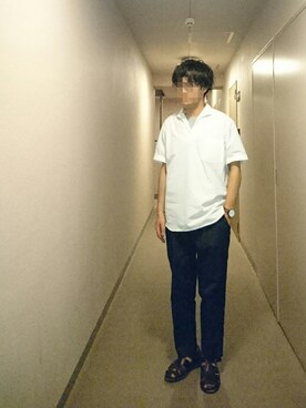 「METAPHORE（メタファー）のアイテム」を使った、isohさん（メンズ・174cm）の夏コーディネート