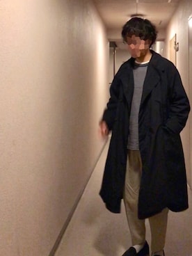 「TEATORA（テアトラ）のアイテム（ジャケット/アウター）」を使った、isohさん（メンズ・174cm）の春コーディネート