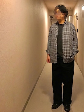 「CHAMULA（チャムラ）のアイテム（サンダル）」を使った、isohさん（メンズ・174cm）の春コーディネート