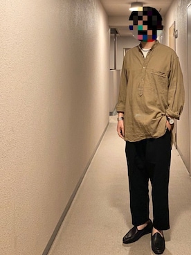 「ENDのアイテム（アクセサリー）」を使った、isohさん（メンズ・174cm）の春コーディネート