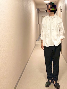 「ENDのアイテム（アクセサリー）」を使った、isohさん（メンズ・174cm）の夏コーディネート