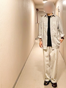 「ENDのアイテム（アクセサリー）」を使った、isohさん（メンズ・174cm）の夏コーディネート