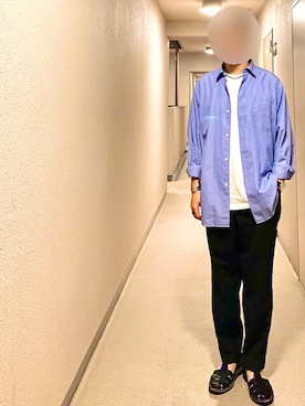 「ENDのアイテム（アクセサリー）」を使った、isohさん（メンズ・174cm）の夏コーディネート