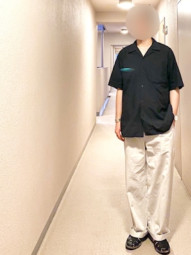「ENDのアイテム（アクセサリー）」を使った、isohさん（メンズ・174cm）の夏コーディネート