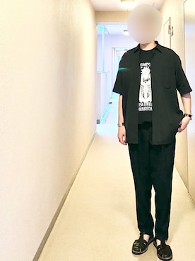 「ENDのアイテム（アクセサリー）」を使った、isohさん（メンズ・174cm）の夏コーディネート