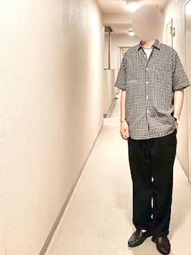 「ENDのアイテム（アクセサリー）」を使った、isohさん（メンズ・174cm）の夏コーディネート