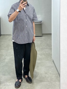 「ENDのアイテム（アクセサリー）」を使った、isohさん（メンズ・174cm）の夏コーディネート
