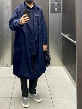 「TEATORA（テアトラ）のアイテム（ジャケット/アウター）」を使った、isohさん（メンズ・174cm）の秋コーディネート