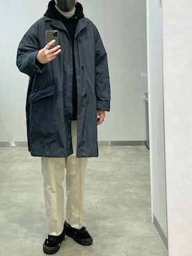 「TEATORA（テアトラ）のアイテム（ジャケット/アウター）」を使った、isohさん（メンズ・174cm）の冬コーディネート