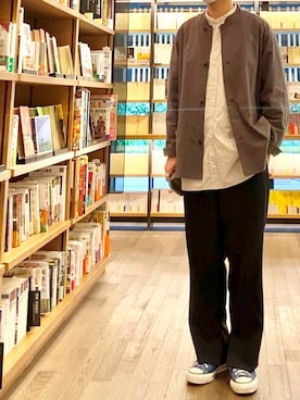 「THE HINOKI（ザ ヒノキ）のアイテム」を使った、isohさん（メンズ・174cm）の春コーディネート