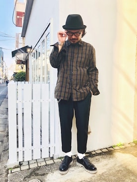 「gokan」｜ゴカン ヒロユキさん（メンズ・173cm）の冬コーディネート