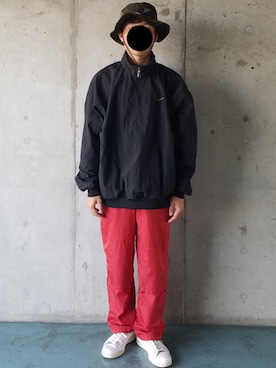 「ストリート服が好き」｜「アイテム（ナイロンジャケット）」を使った、Yuukiさん（メンズ・169cm）の秋コーディネート