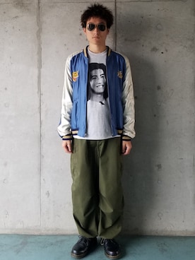 「M-65」｜「アイテム（ブルゾン）」を使った、Yuukiさん（メンズ・169cm）の秋コーディネート