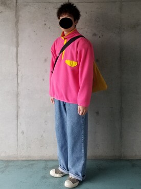 「スナップT」｜「アイテム（その他アウター）」を使った、Yuukiさん（メンズ・169cm）の冬コーディネート