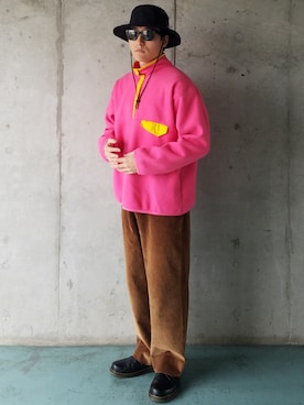 「スナップT」｜「アイテム（その他アウター）」を使った、Yuukiさん（メンズ・169cm）の冬コーディネート