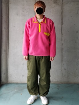 「スナップT」｜「アイテム（その他アウター）」を使った、Yuukiさん（メンズ・169cm）の冬コーディネート