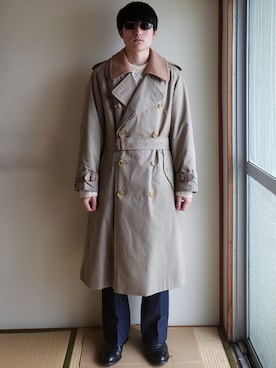 「フレアスラックス」｜「アイテム（ジャケット/アウター）」を使った、Yuukiさん（メンズ・169cm）の冬コーディネート