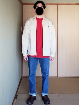 「Guess（ゲス）のアイテム（アクセサリー）」を使った、Yuukiさん（メンズ・169cm）の春コーディネート