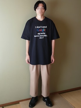 「Guess（ゲス）のアイテム（アクセサリー）」を使った、Yuukiさん（メンズ・169cm）の秋コーディネート