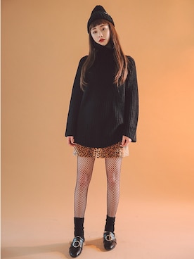 「 カジュアル」｜「アイテム（その他）」を使った、STYLENANDAさん（レディース・164cm）の冬コーディネート