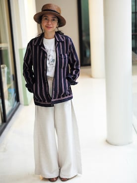「lazyday」｜audreyさん（レディース・156cm）の春コーディネート