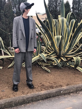 「Dr. Martens（ドクターマーチン）のDr.Martens / ドクターマーチン 1461 3EYE GIBSON SHOE 3ホール ギブソン シューズ ブーツ（ブーツ）」を使った、かんたさん（メンズ・174cm）の冬コーディネート