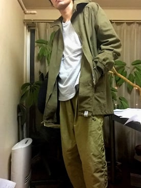 DESCENDANTのミリタリージャケットを使ったメンズ人気