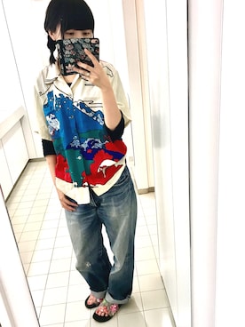 「アイテム（PC・スマホグッズ/家電）」を使った、まゐおさん（レディース・159cm・20代）の夏コーディネート